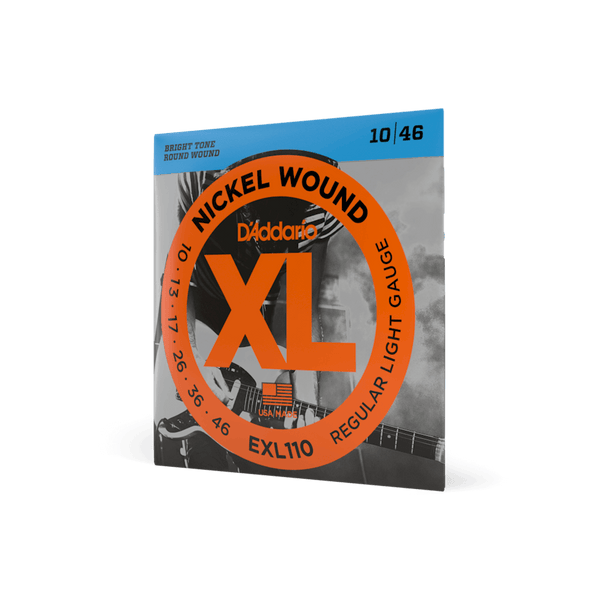 D'Addario Guitar Strings - XL Nickel Electric Guitar Strings - EXL110 - El Cajon Guitars and Music