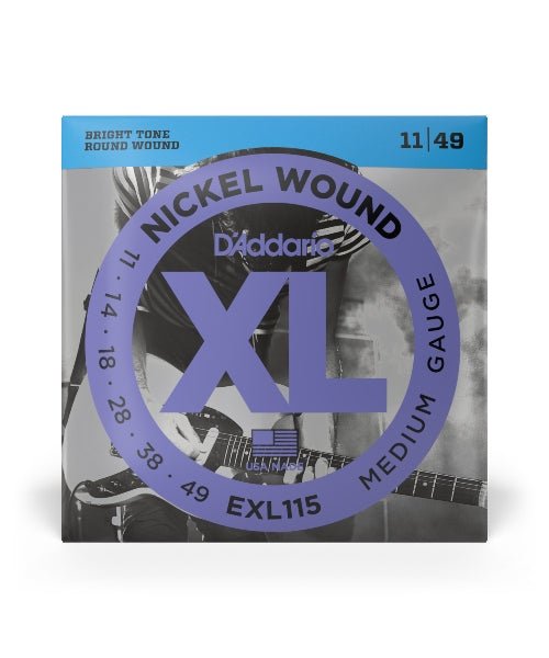 D'Addario Guitar Strings - XL Nickel Electric Guitar Strings - EXL115 - El Cajon Guitars and Music