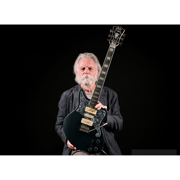 D'Angelico Premier Bob Weir Bedford Solidbody Guitar with Tremolo Matte Stone - El Cajon Guitars and Music