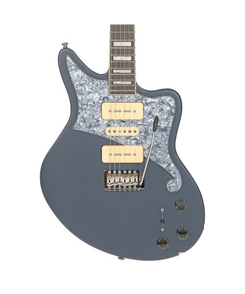 D'Angelico Premier Bob Weir Bedford Solidbody Guitar with Tremolo Matte Stone - El Cajon Guitars and Music