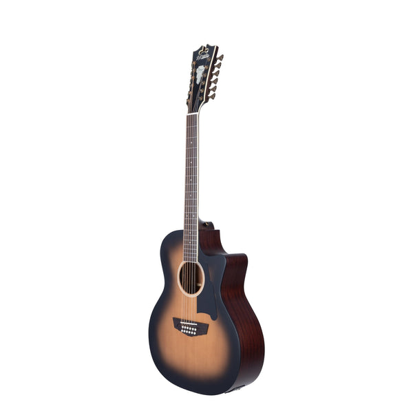 D'Angelico Premier Fulton Grand Auditorium 12 - String CE Aged Burst - El Cajon Guitars and Music