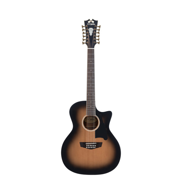 D'Angelico Premier Fulton Grand Auditorium 12 - String CE Aged Burst - El Cajon Guitars and Music