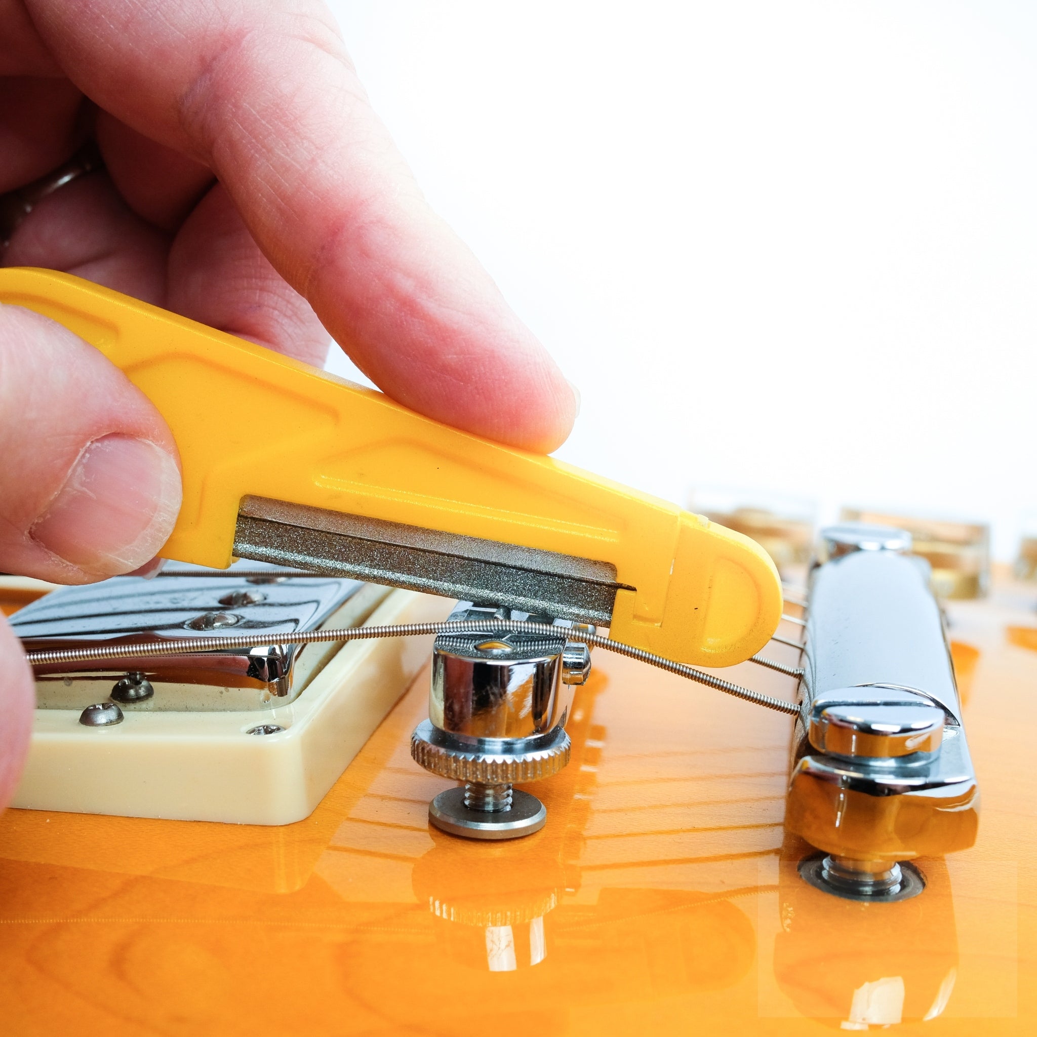 Diamond Coated Nut File Complete Shop Set - 16 pc. w/ Storage Case & Cleaning Brush - El Cajon Guitars and Music