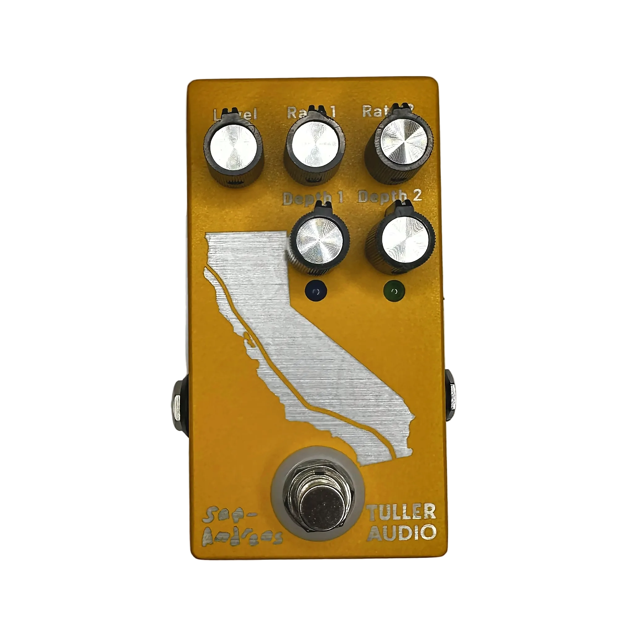 Tuller Audio San Andreas Tremolo Pedal - top view