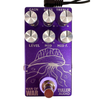 Tuller Audio Man of War Distortion Pedal - top view with LED ring lit