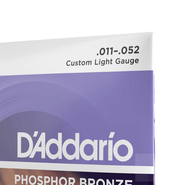 D'Addario Guitar Strings - Phosphor Bronze Acoustic Guitar Strings - EJ26 - Rich, Full Tonal Spectrum - for 6 String Guitars