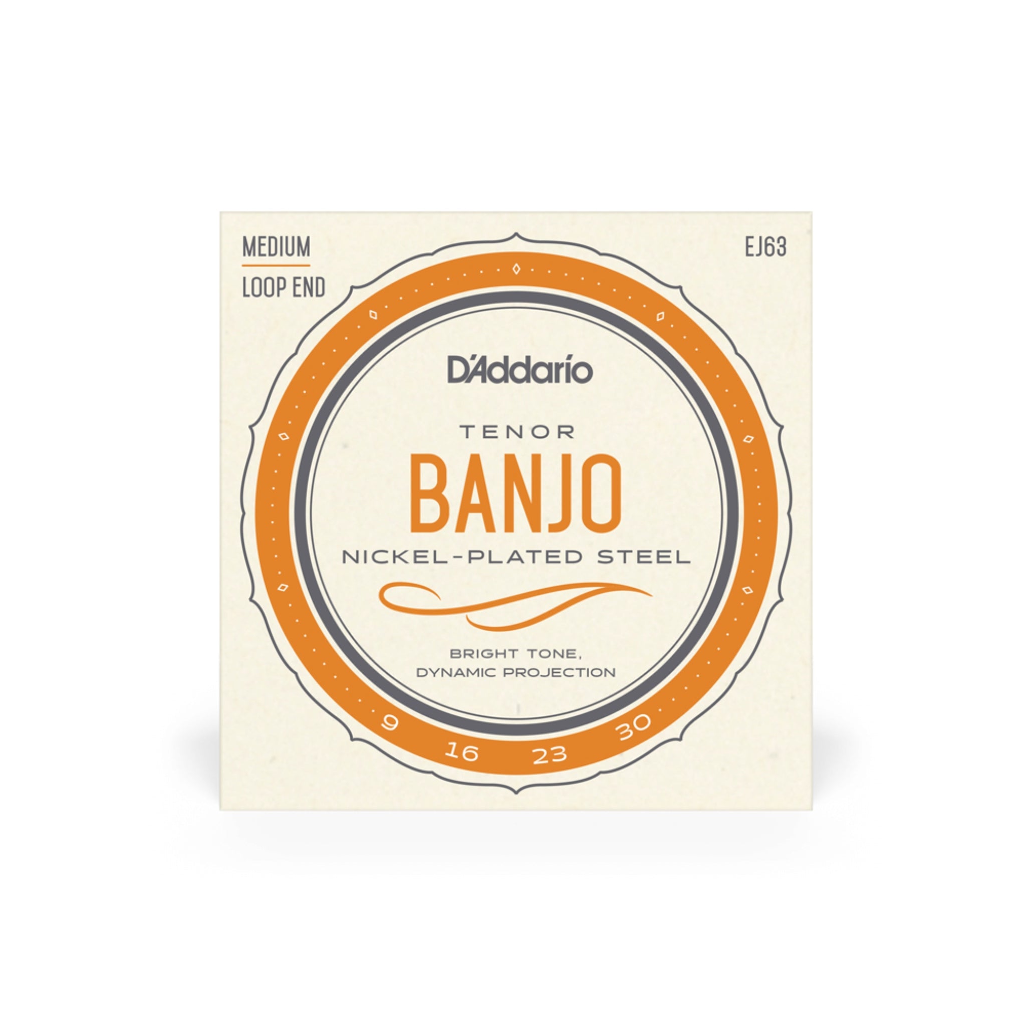 D'Addario Tenor Banjo Strings - 4-String - Nickel 09-30 Medium