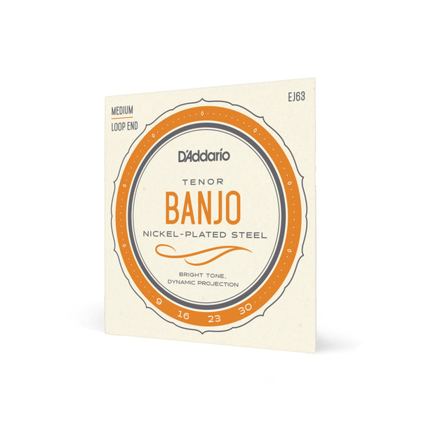 D'Addario Tenor Banjo Strings - 4-String - Nickel 09-30 Medium