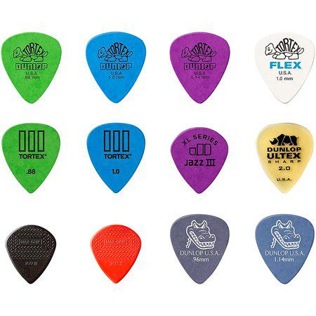 Dunlop Electric Variety 12 Pack Picks - El Cajon Guitars and Music