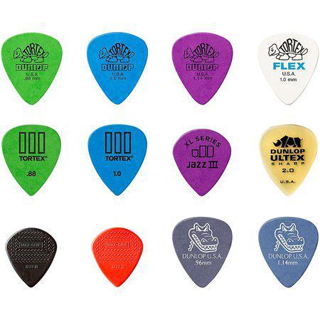 Dunlop Electric Variety 12 Pack Picks - El Cajon Guitars and Music