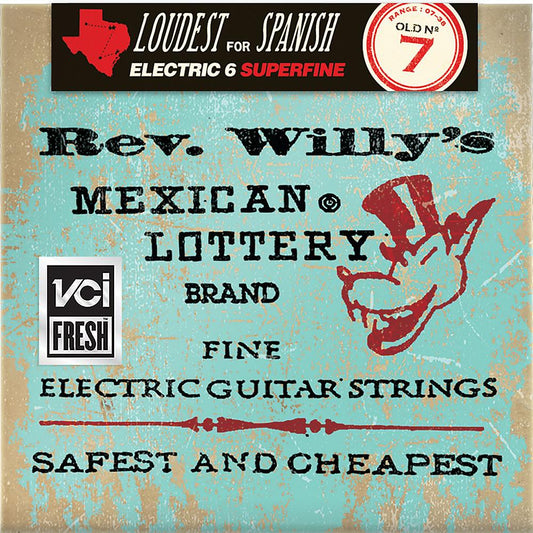 Dunlop RWN0738 Reverend Willy Electric Guitar Strings - El Cajon Guitars and Music