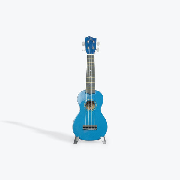 EDDY FINN SOPRANO UKULELE METALLIC BLUE BASSWOOD T (EF - MTBL ) - El Cajon Guitars and Music