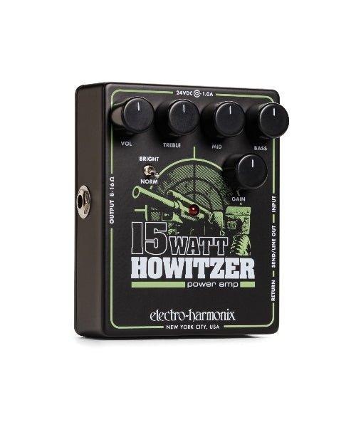 Electro - Harmonix 15Watt Howitzer Guitar Preamp and Power Amp Effects Pedal Black - El Cajon Guitars and Music