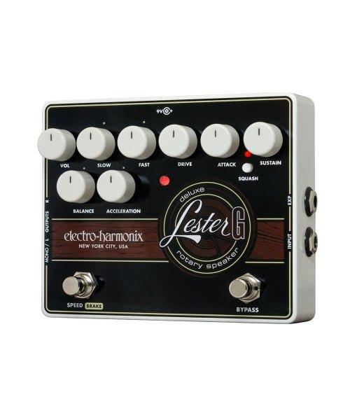 leslie rotating speaker pedal Electro Harmonix Lester G Deluxe Rotary Speaker Pedal