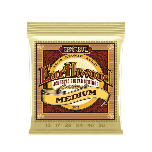 Ernie Ball 2002 Earthwood Medium Acoustic Guitar Strings (13 - 56) - El Cajon Guitars and Music