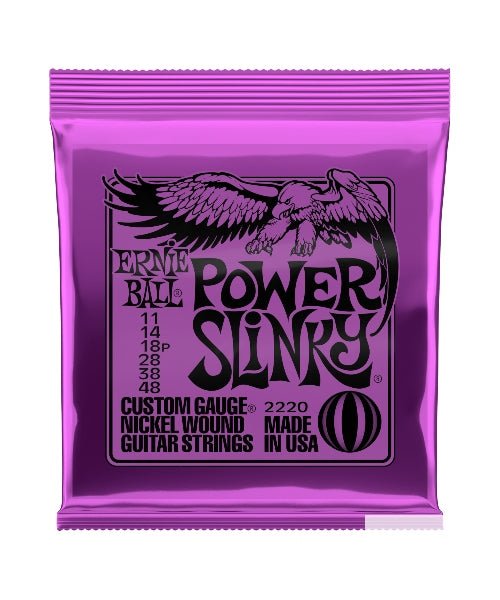 Ernie Ball 2220 Power Slinky Electric Guitar Strings (11 - 48) - El Cajon Guitars and Music