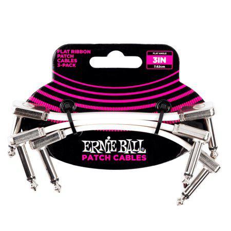 Ernie Ball 3 Ribbon patch Cable 3 - Pack - El Cajon Guitars and Music