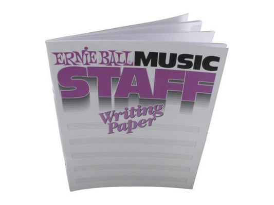 Ernie Ball 7019 Music Staff Writing Paper - El Cajon Guitars and Music