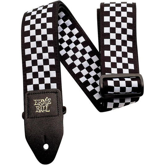 Ernie Ball Checkered Guitar Strap (P04149) - El Cajon Guitars and Music