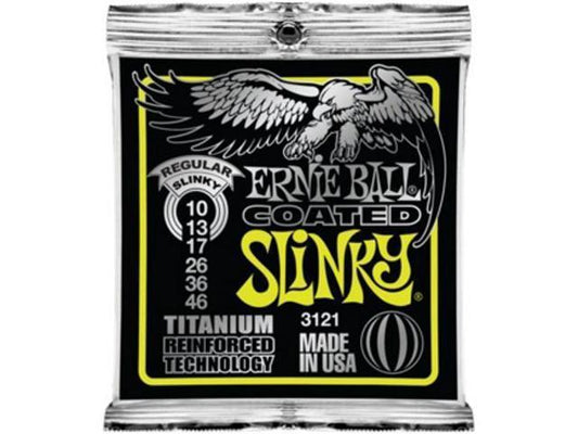 Ernie Ball Coated Electric Titanium RPS Regular Slinky (10 - 46) - El Cajon Guitars and Music