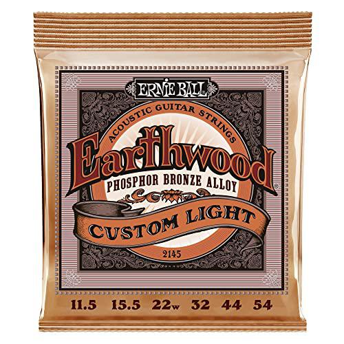 Ernie Ball Earthwood Custom Light Phosphor Bronze Acoustic Guitar Strings - El Cajon Guitars and Music