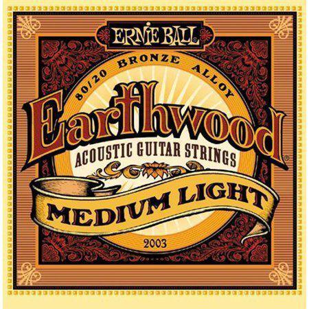 Ernie Ball Earthwood Medium Light Acoustic Strings Bronze .12 - .54 - El Cajon Guitars and Music