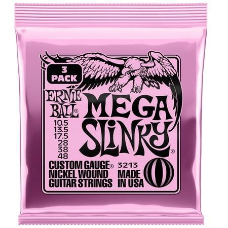 Ernie Ball Mega Slinky Nickel Wound Electric Guitar Strings 3 Pack - P03213 - El Cajon Guitars and Music