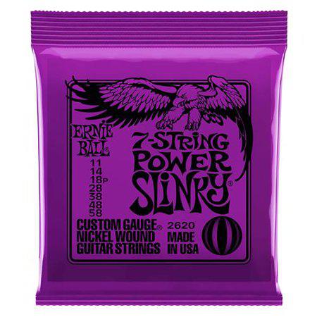 Ernie Ball P02620 Power Slinky 7 String Guitar String Set - El Cajon Guitars and Music