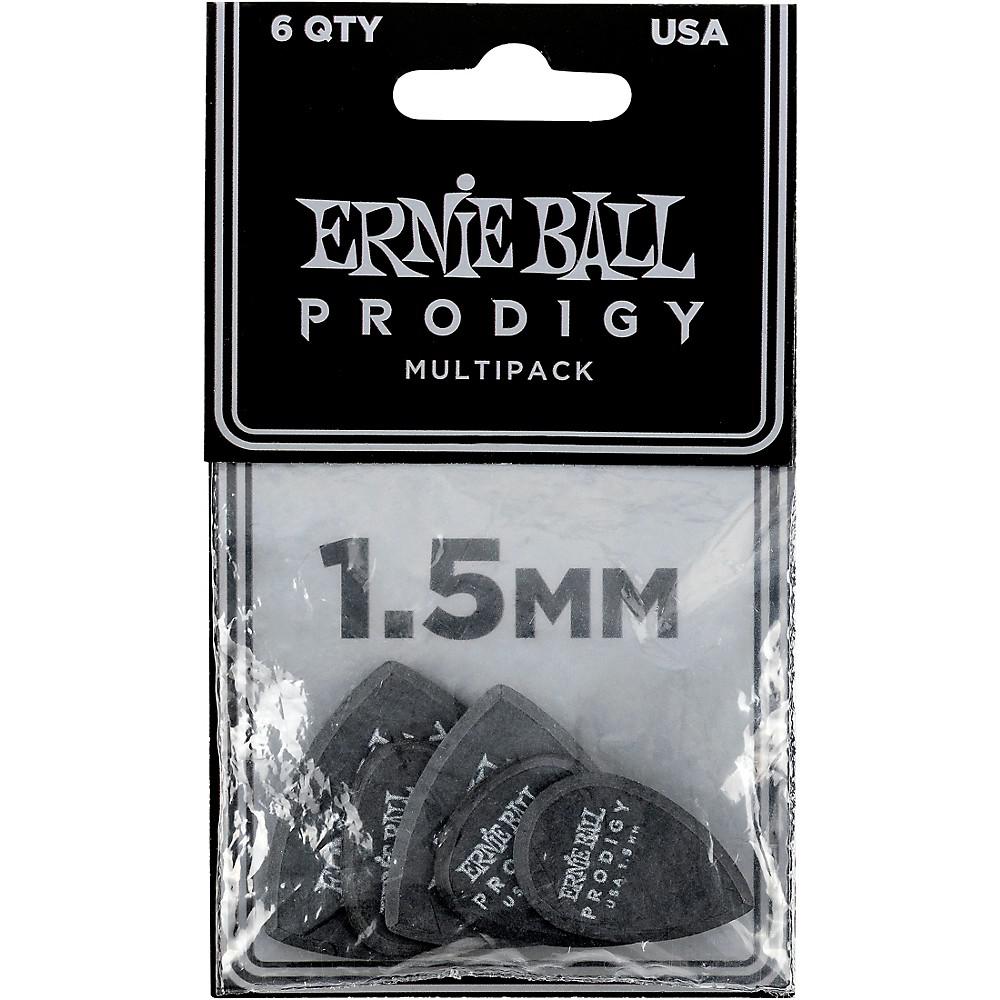 Ernie Ball Prodigy Guitar Picks, Multipack, Black 1.5mm - El Cajon Guitars and Music