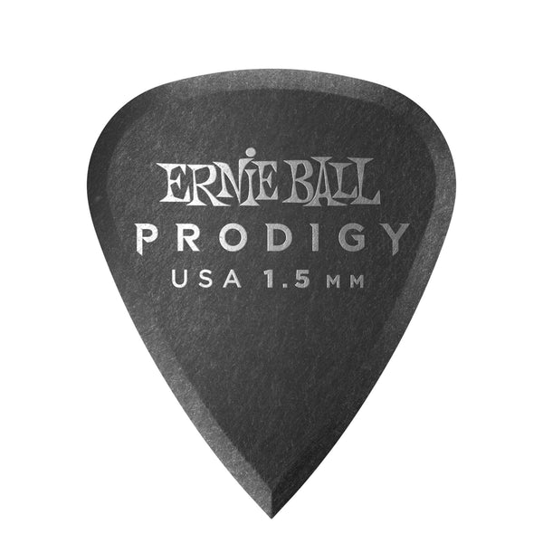 Ernie Ball Prodigy Guitar Picks - Standard 1.5mm Black - 6 Pack - El Cajon Guitars and Music