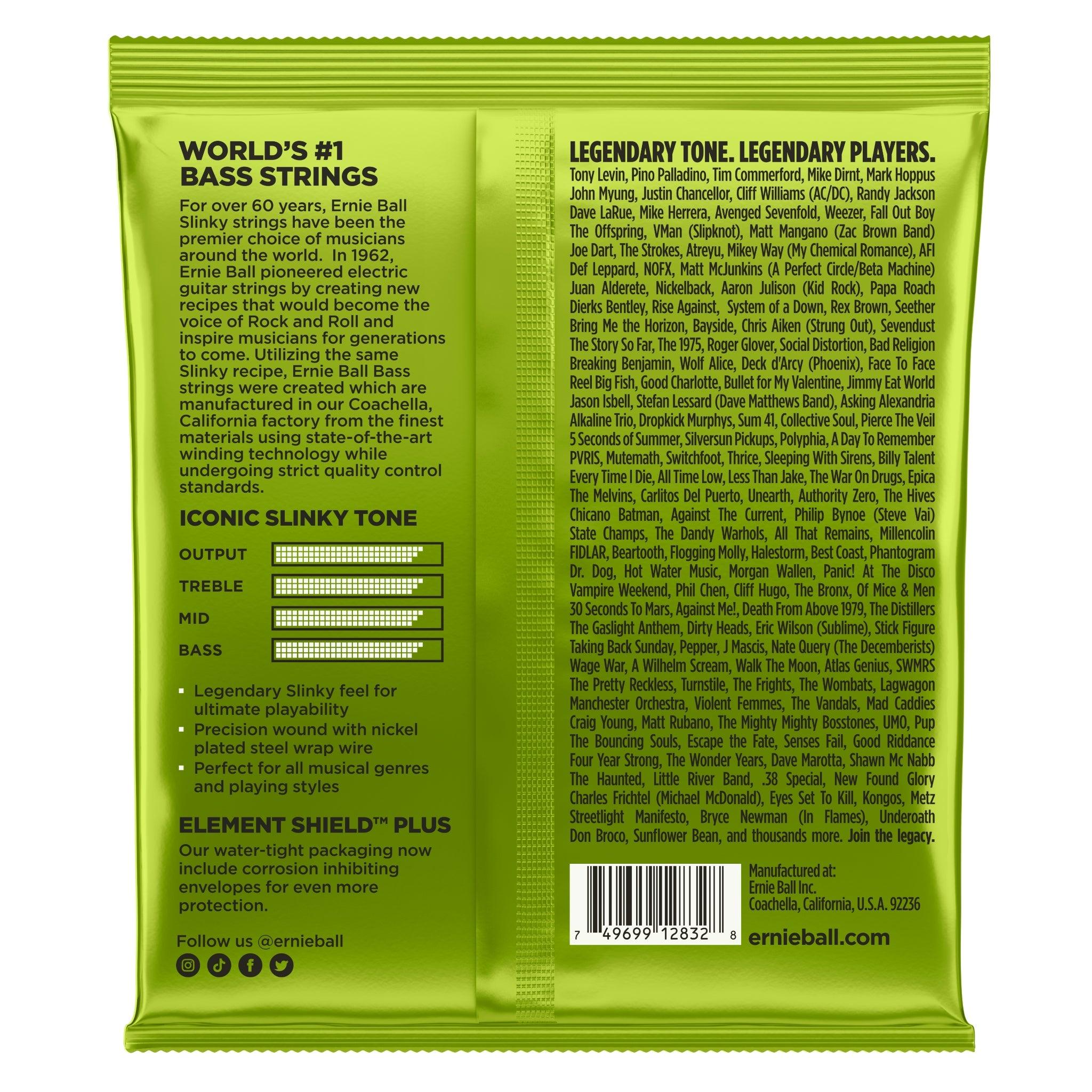 Ernie Ball Regular Slinky Nickel Wound Bass Guitar Strings P02832 - El Cajon Guitars and Music