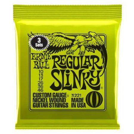 Ernie Ball Regular Slinky Nickel Wound Electric Guitar Strings 3 Pack - El Cajon Guitars and Music