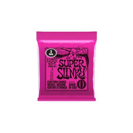 Ernie Ball Super Slinky Nickel Wound Electric Guitar Strings 3 Pack - P03223 - El Cajon Guitars and Music