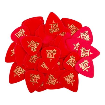 Ernie Ball Thin Red Cellulose Picks - El Cajon Guitars and Music