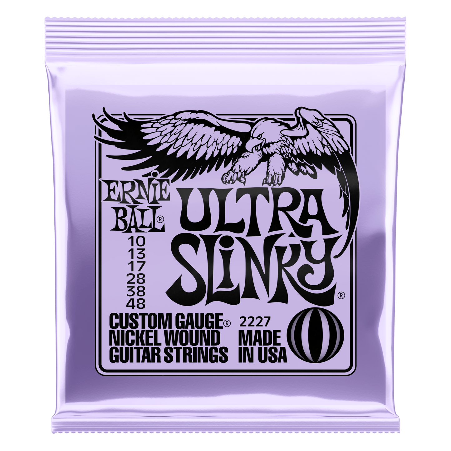 Ernie Ball Ultra Slinky Nickelwound Electric Guitar Strings 10 - 48 Gauge - El Cajon Guitars and Music