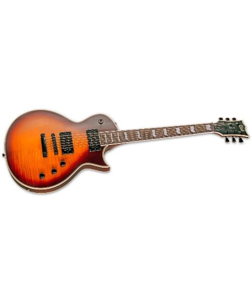 ESP 6 String LTD Deluxe Ec - 1000T CTM Electric Guitar, Tobacco Sunburst Satin, Right - El Cajon Guitars and Music