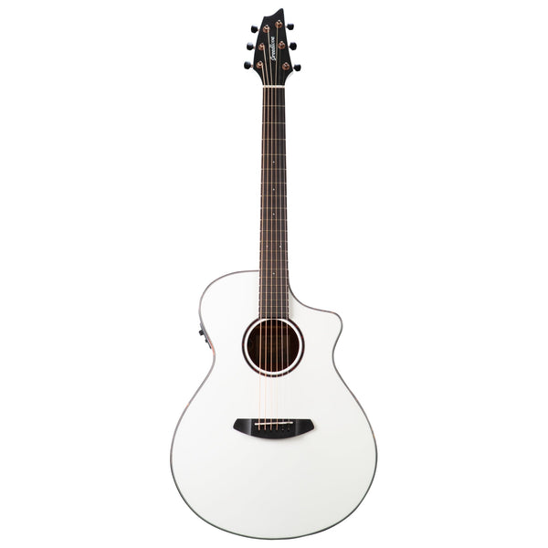 European Spruce - African Mahogany Discovery S Concert Satin White CE - El Cajon Guitars and Music