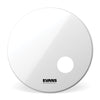 EVANS EQ3 Resonant Smooth White Bass Drum Head, 22 Inch - El Cajon Guitars and Music