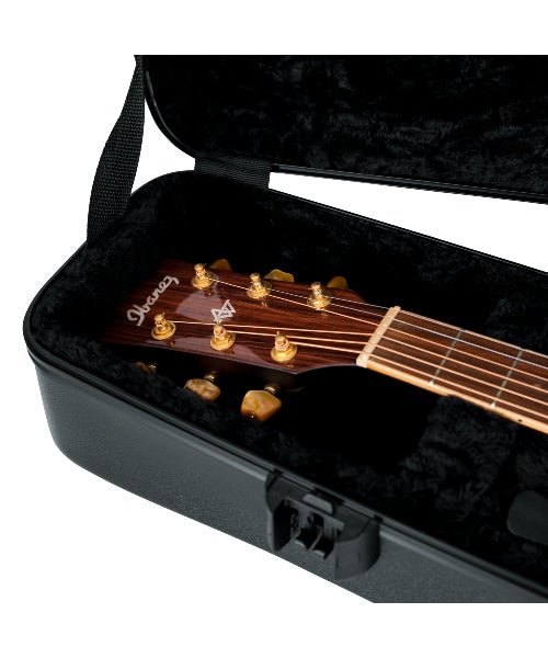 Gator Cases Molded Flight Case for Acoustic Dreadnought Guitars with TSA Approved Locking Latch; (GTSA - GTRDread) - El Cajon Guitars and Music