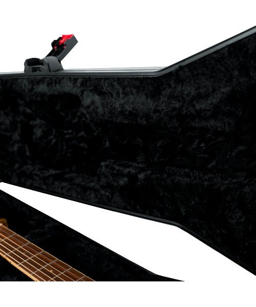 Gator Cases Molded Flight Case for Acoustic Dreadnought Guitars with TSA Approved Locking Latch; (GTSA - GTRDread) - El Cajon Guitars and Music