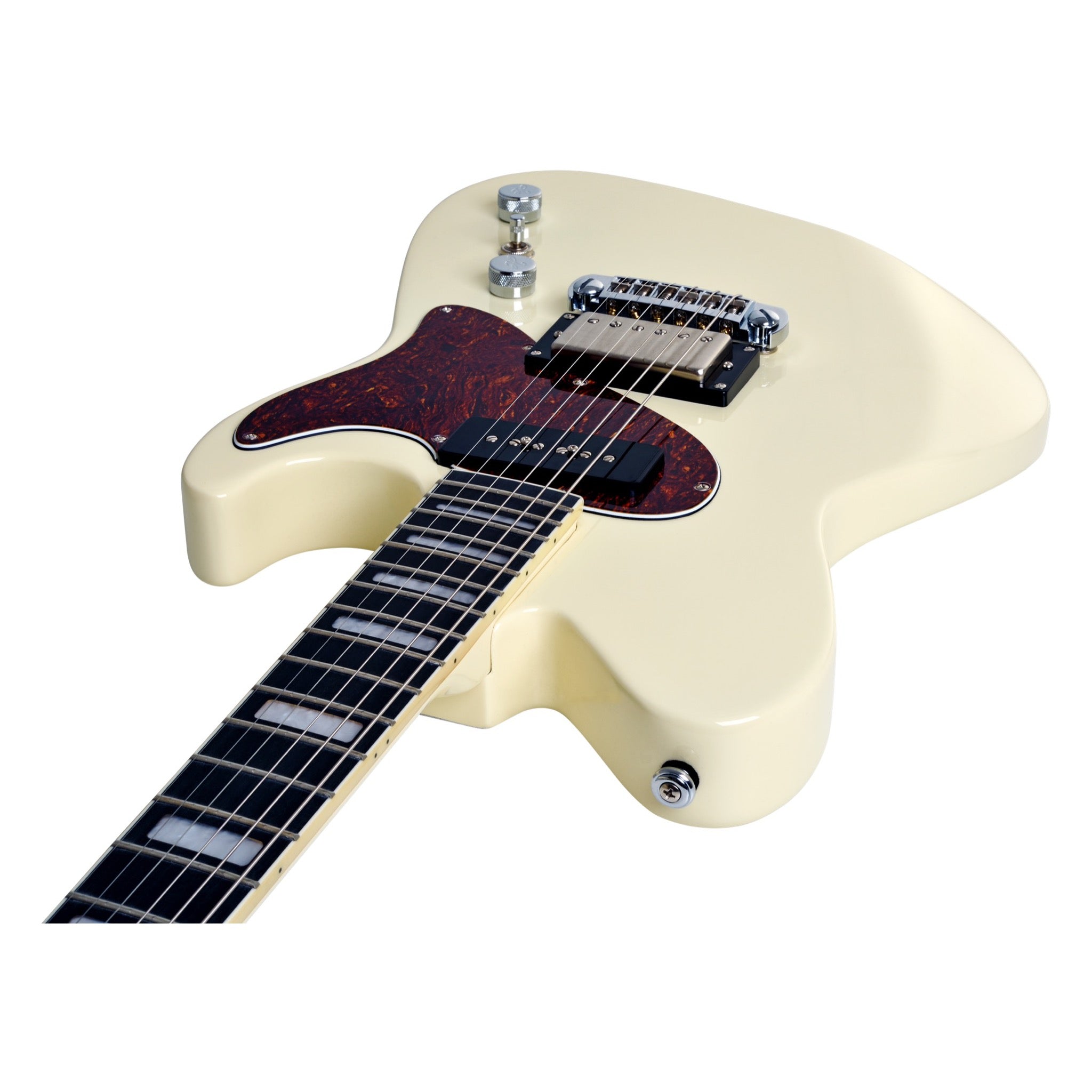 Hagstrom Adina Creme headstock and neck detail