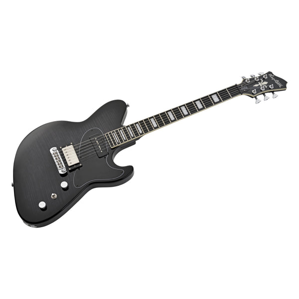 Hagstrom Adina Dark Storm body detail with P-50 and Custom 60 pickups