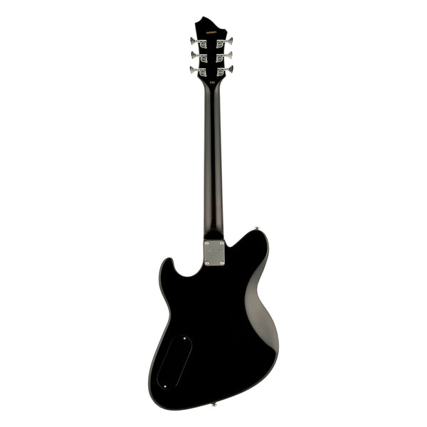Hagstrom Adina Purple Burst angled view
