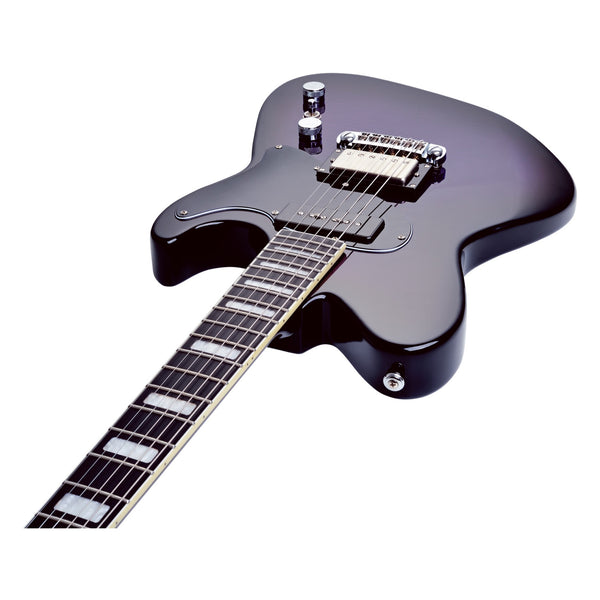Hagstrom Adina Purple Burst rear view