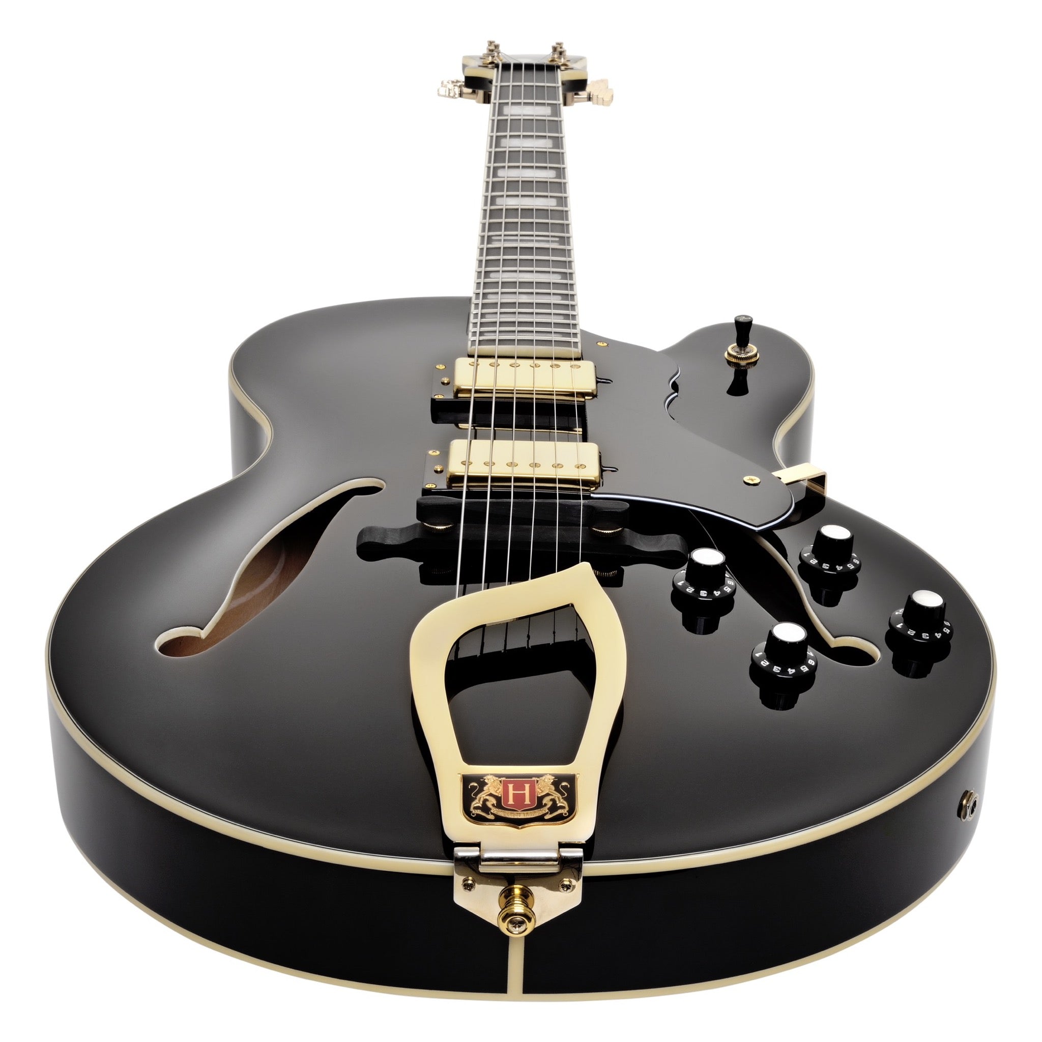 Hagstrom HJ500 Black Gloss HJ50 pickups detail