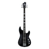 Hagstrom Super Swede Bass in Black Gloss, front view