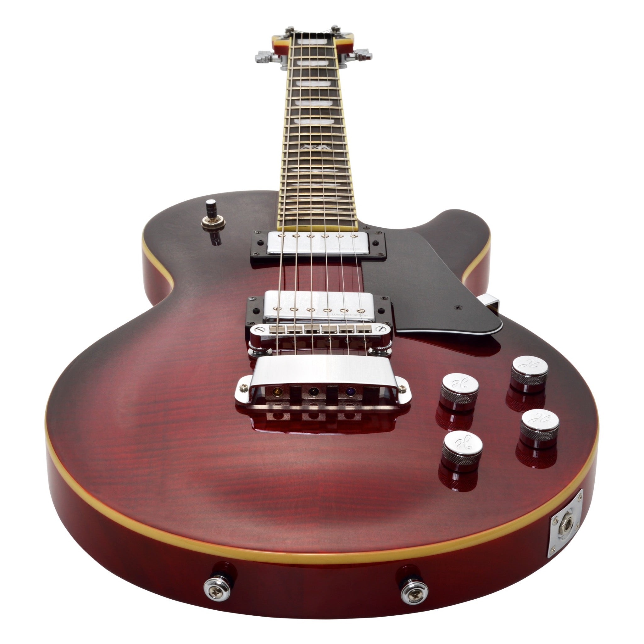 Hagstrom Super Swede MK III Crimson Flame headstock detail