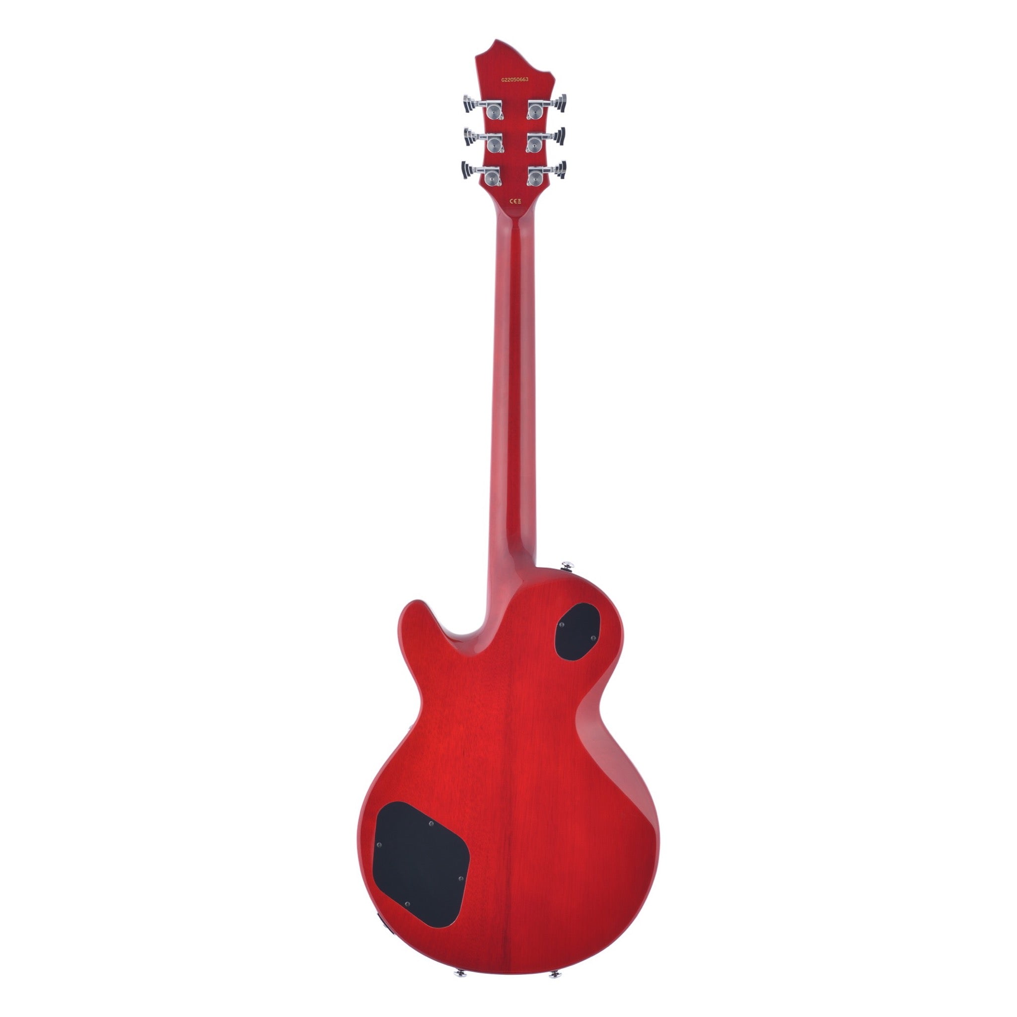 Hagstrom Super Swede MK III Dark Storm flame maple top detail