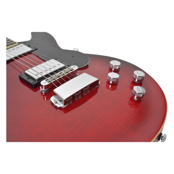 Hagstrom Swede MK III Crimson Flame Lundgren humbuckers