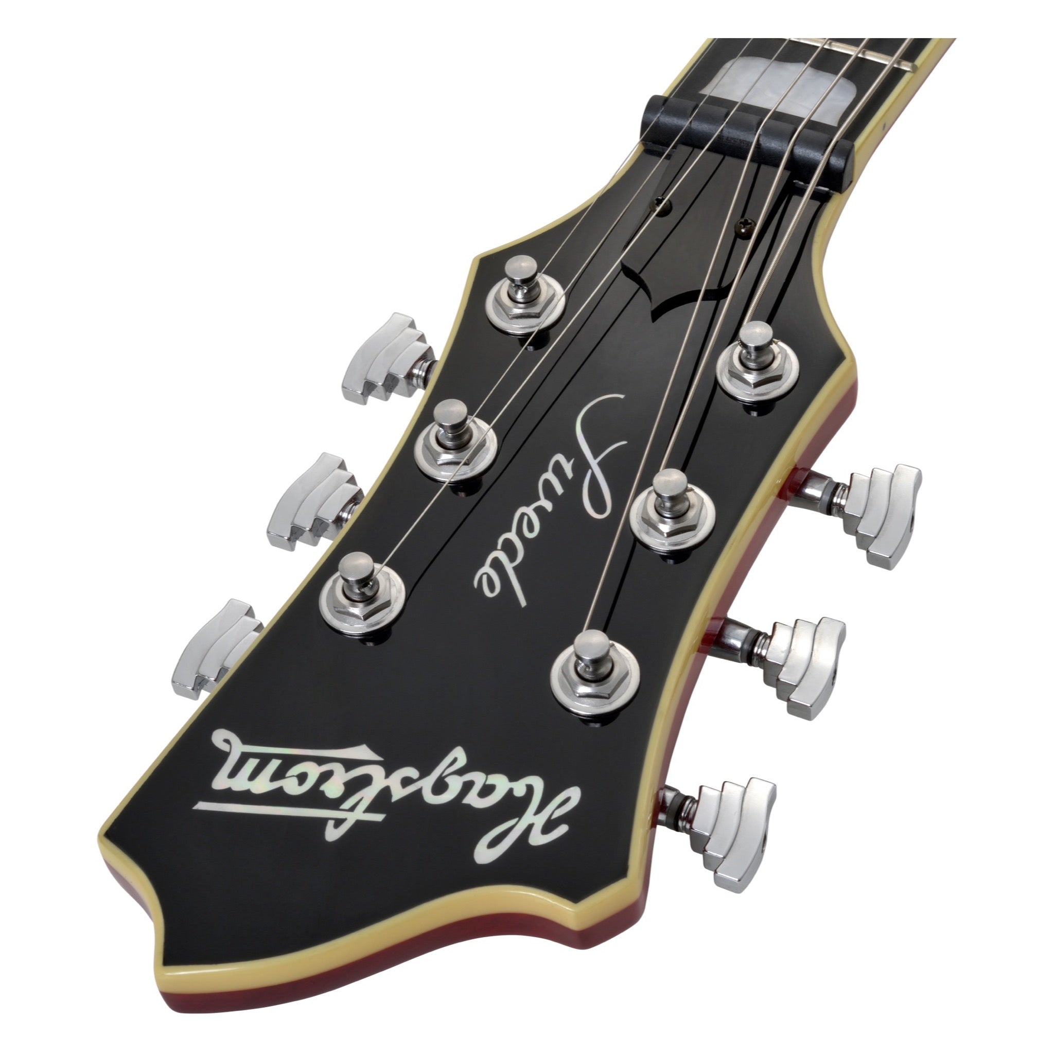 Hagstrom Swede MK III Crimson Flame Sustain Block tailpiece